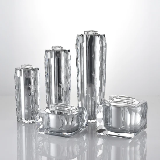 Новый продукт Набор акриловых бутылок Diamond с косметической баночкой